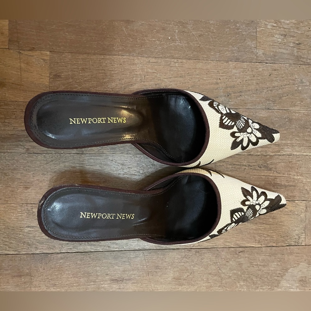 Embroidered Mules - Picture 2 of 3